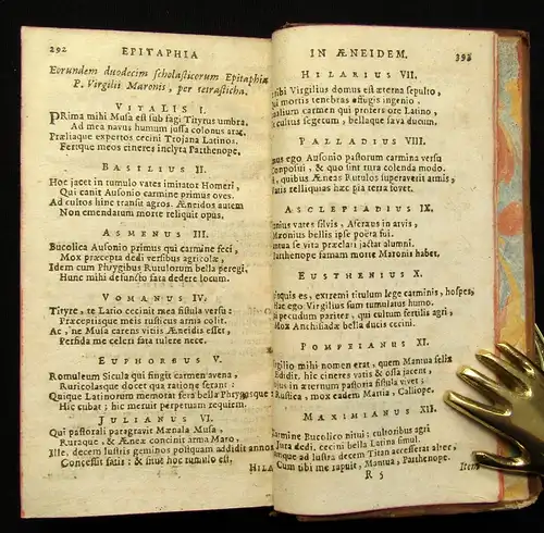Maronis Virgilius, Publius Opera Accurante 1749 Politik Recht Geschichte js
