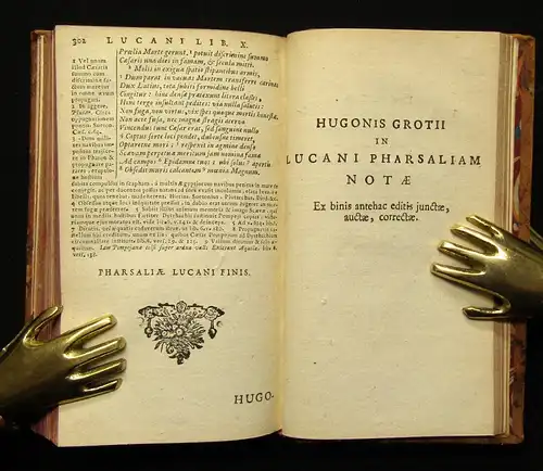 Lucanus, Marcus Annaeus Lucani Pharsalia,sive civili Caesaris et Pompeji 1681 js