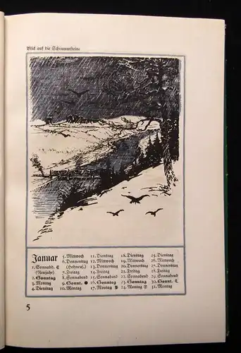 Schumann Dresdner Kalender Jahrbuch 1921 künstlerisch,geistlich,wirtschaftlich