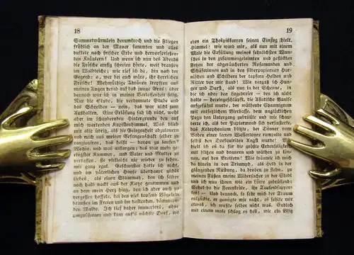 Anthologie aus den Werken von C. Weißflog 1831 Literatur Minibuch js