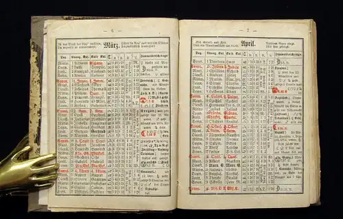 Illustrierter Familien- Kalender des Lahrer hinkenden Boten auf das Jahr 1876 js