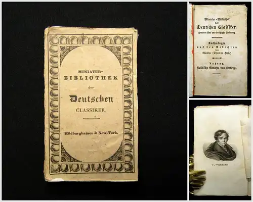 Miniatur- Bibliothek der Deutschen Klassiker Anthologie aus Gedichten 1831 js