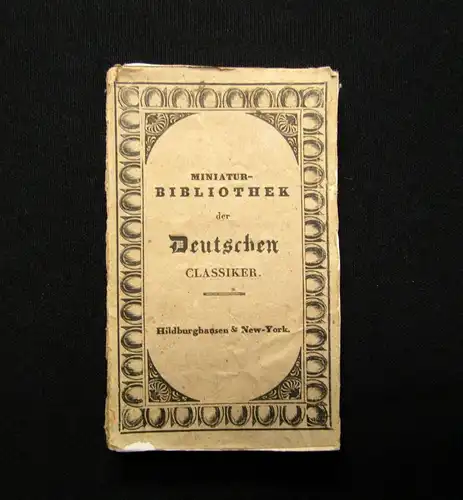 Miniatur- Bibliothek der Deutschen Klassiker Anthologie aus Gedichten 1831 js