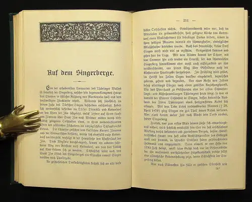 Trinius August Thüringer Wanderbuch 1. Band 1886 Geografie js