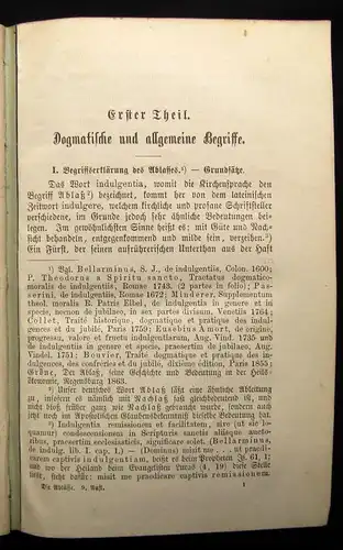 Beringer Die Ablässe, ihr Wesen und Gebrauch 1887 Handbuch für Geistliche