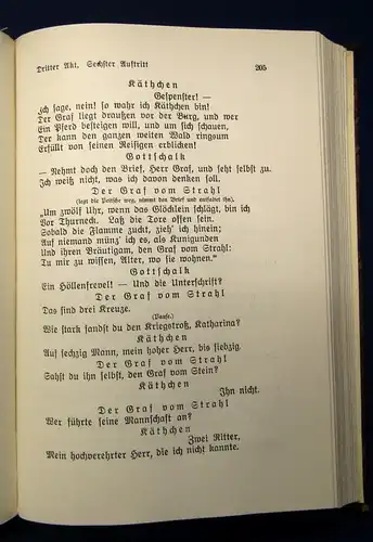 Deetjen Meisterwerke deutscher Klassiker Kleist 2 Bde. 1925 dekorativer Hldr. js