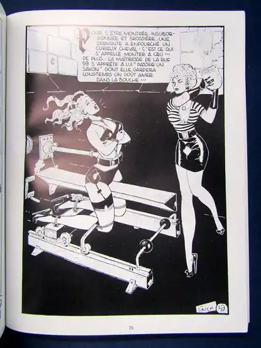 Original Comic "Madame La Bondage" 1978 französisch Erotik Erotica Liebe sf