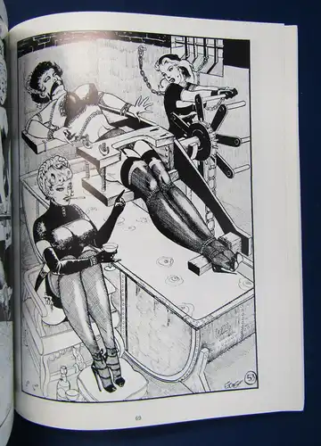 Original Comic "Madame La Bondage" 1978 französisch Erotik Erotica Liebe sf