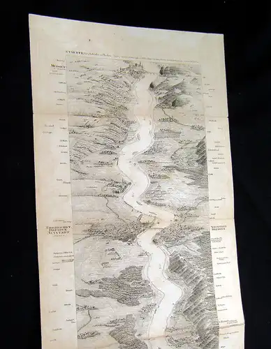 Beichling, Karl Heinrich um 1830 Panorama der Elbe von Aussig bis Meissen... am