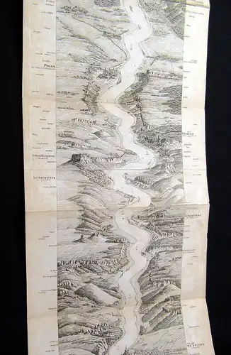 Beichling, Karl Heinrich um 1830 Panorama der Elbe von Aussig bis Meissen... am