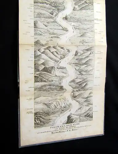 Beichling, Karl Heinrich um 1830 Panorama der Elbe von Aussig bis Meissen... am