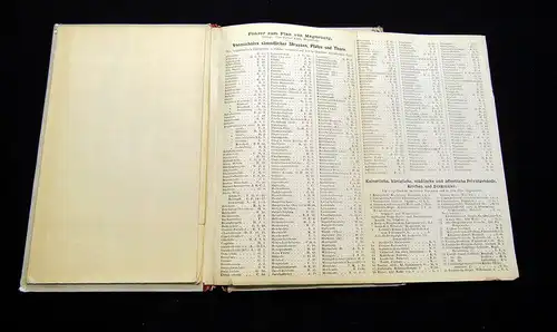 Plan von Magdeburg nach den neuesten Aufnahmen um 1890 Orts-/Landeskunde am