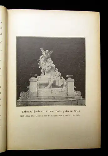 Catle Ferdinand Raimunds sämtliche werke 3 Teile in 1 Band um 1895 Lyrik js