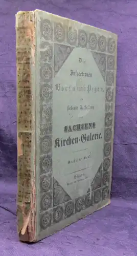 1841 Sachsens Kirchengalerie. Die Inspectionen: Borna u. Pegau. am