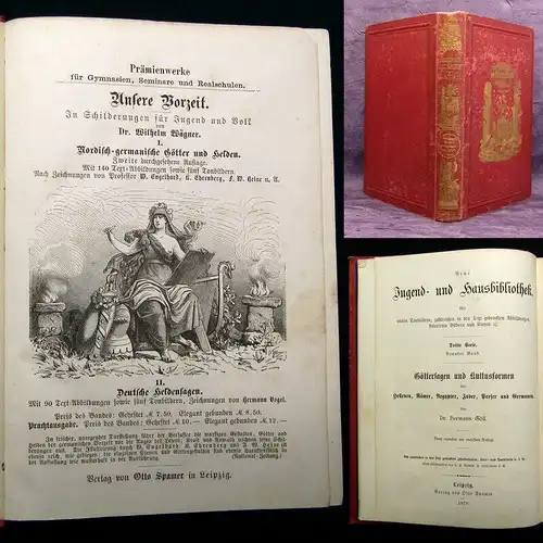 Göll Illustrierte Mythologie 1879 Geschichte Gesellschaft mb