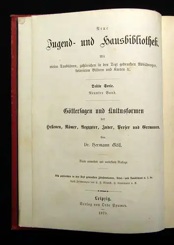 Göll Illustrierte Mythologie 1879 Geschichte Gesellschaft mb