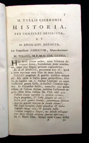 Ciceronis Opera Omnia 1794 15. Bd. apart Latein Delphine Naturwissenschaften mb