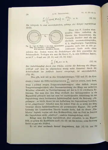 Laue Theorie der Supraleitung 1947 Physik Naturwissenschaften Elektrizität mb