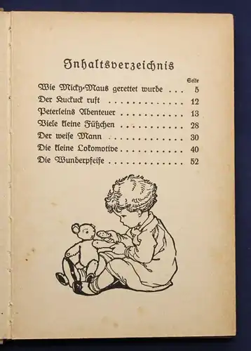 Prüfer Lustige Geschichten 1936 Micky Maus Kinderliteratur Erzählungen sf