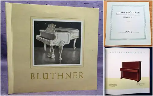 Blüthner Katalog der Julius Blüthner Pianofortefabrik 1943 Leipzig Klavierbau sf