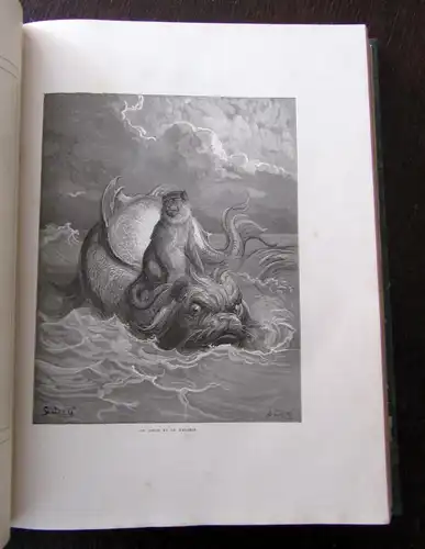 Fables de La Fontaine avec les Dessins de Gustav Dore 1890 Belletristik sf