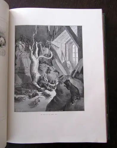 Fables de La Fontaine avec les Dessins de Gustav Dore 1890 Belletristik sf