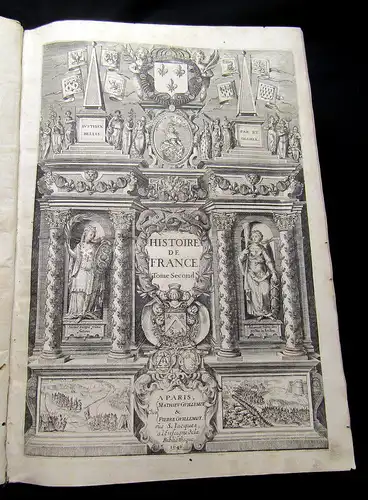 Mezeray, Francois Eudes de 1666 Histoire de France, Dedie a Monseigneur Tomte II