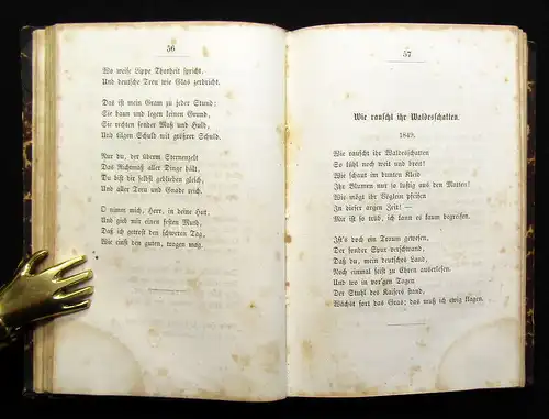 Geibel Gedichte-Neue Gedichte 1868 10.Auflage Belletristik Literatur Lyrik mb