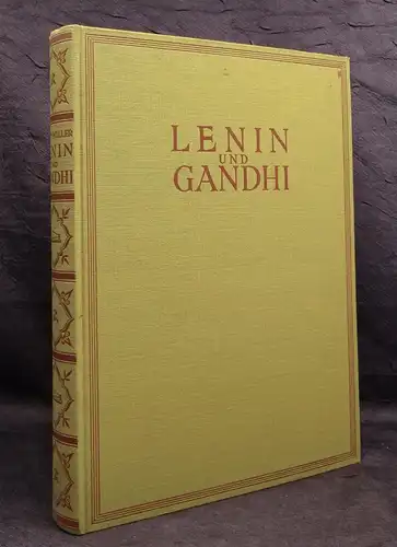 Miller Lenin und Ghandi 109 Abbildungen 59 Tafeln Geschichte Herrschaft 1927 js