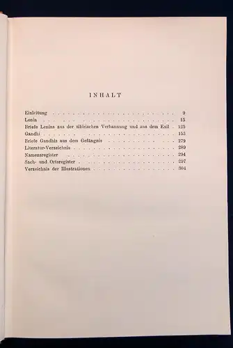 Miller Lenin und Ghandi 109 Abbildungen 59 Tafeln Geschichte Herrschaft 1927 js