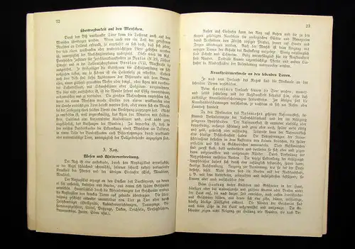 Gemeinsatzl. Belehrung vom 26.Juni 1909 der Anzeigepf. unterl. Seuchen 1912 mb