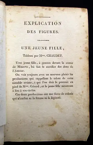 Le Petit Almanach des Dames 1811 mit 7 Stichen Kalender Kalendarium mb