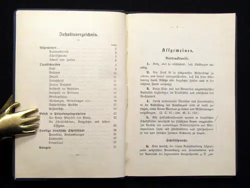 Vorschrift für den Schriftverkehr in der königl. sächs. Armee 1912 Geschichte mb