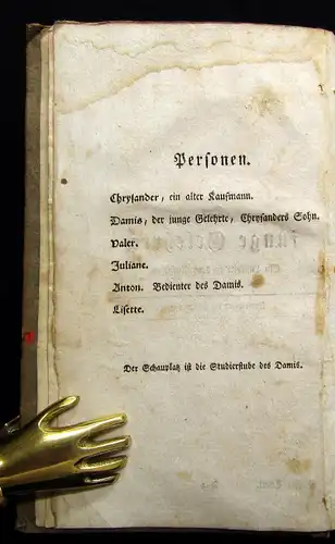 Lessing Lustspiele 2 Bände in 1 Buch 1775 Belletristik Literatur Lyrik mb