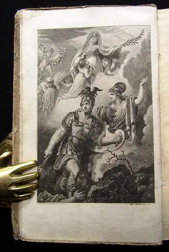 Minerva Taschenbuch für das Jahr 1811 mit 9 Kupfern Belletristik Literatur mb