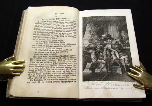 Minerva Taschenbuch für das Jahr 1811 mit 9 Kupfern Belletristik Literatur mb