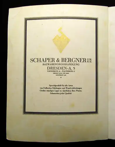 Von Sachsens Bauschaffen u technischer Wirtschaft 1926 Technik altes Handwerk mb