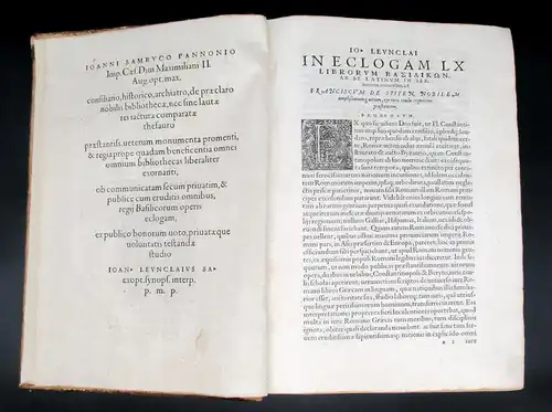 Baseilhac/Leunclavius 1575 LX. librorum Basilikon, id est, universi iurus...am