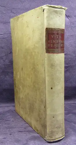 Bonis, Carolus de 1734 Vita Ven. Francisci de Hieronymi e Societate Jesu ... am