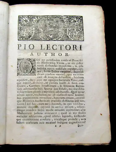 Bonis, Carolus de 1734 Vita Ven. Francisci de Hieronymi e Societate Jesu ... am