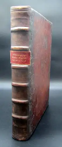 IUVENALIS; PERSIUS 1551 Junii Juvenalis et a Persii Flacci Satyrae cum...am
