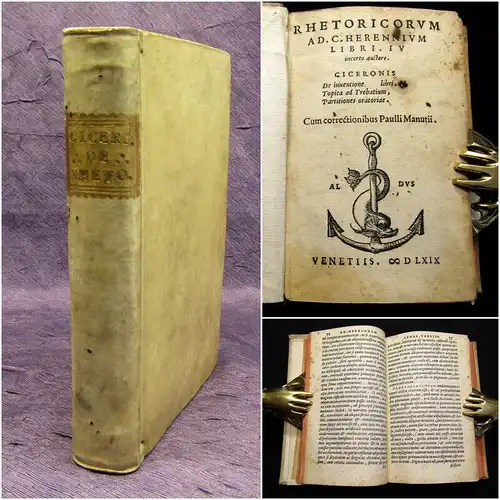 Ciceron, Marcus Tullius Cicero 1569 Rhetoricorum ad C. Herennium libri IIII,..am