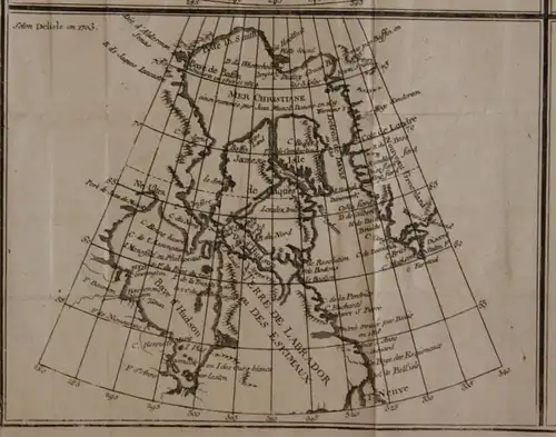 Orig. Kupferstichkarte Vaugondy "Carte qui represente les differentes" 1747 sf