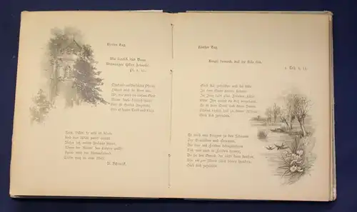 Himmelan! Biblische Texte m. geistlichen Liedern für jeden Tag im Monat 1890 js