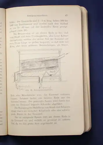 Haase Bibliothek der gesamten Technik  Ölmüllerei 1909 Berufe Gewerbe Berufe js