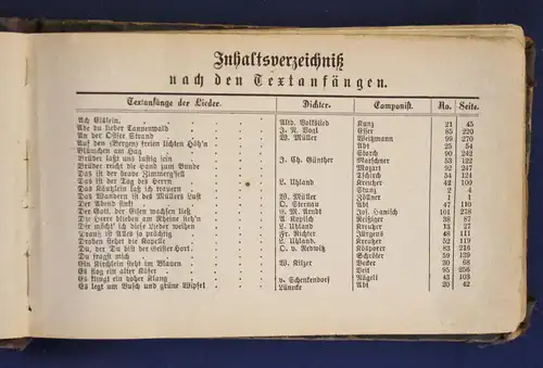 Bass Regensburger Liederkranz Sammlung ausgewählter vierstimmiger Lieder 1880 js