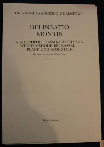 Guerniero Delineatio Montis (Wilhemshöhe bei Kassel) 1988 Kunst Kultur sf