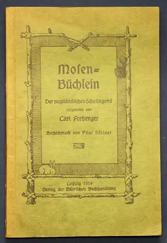 Forberger Mosen - Büchlein 1914 Geschichte Landeskunde Geografie Vogtland sf
