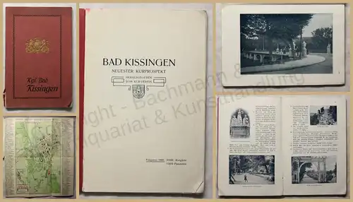 Alter Reiseprospekt Broschüre Bad Kissingen 1909 Bayern Kurort Ortskunde xy