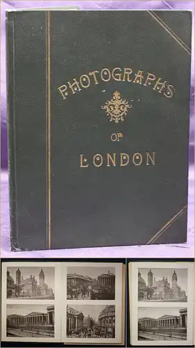 Leporello von London um 1930 Ansichten Architektur Landschaft England sf
